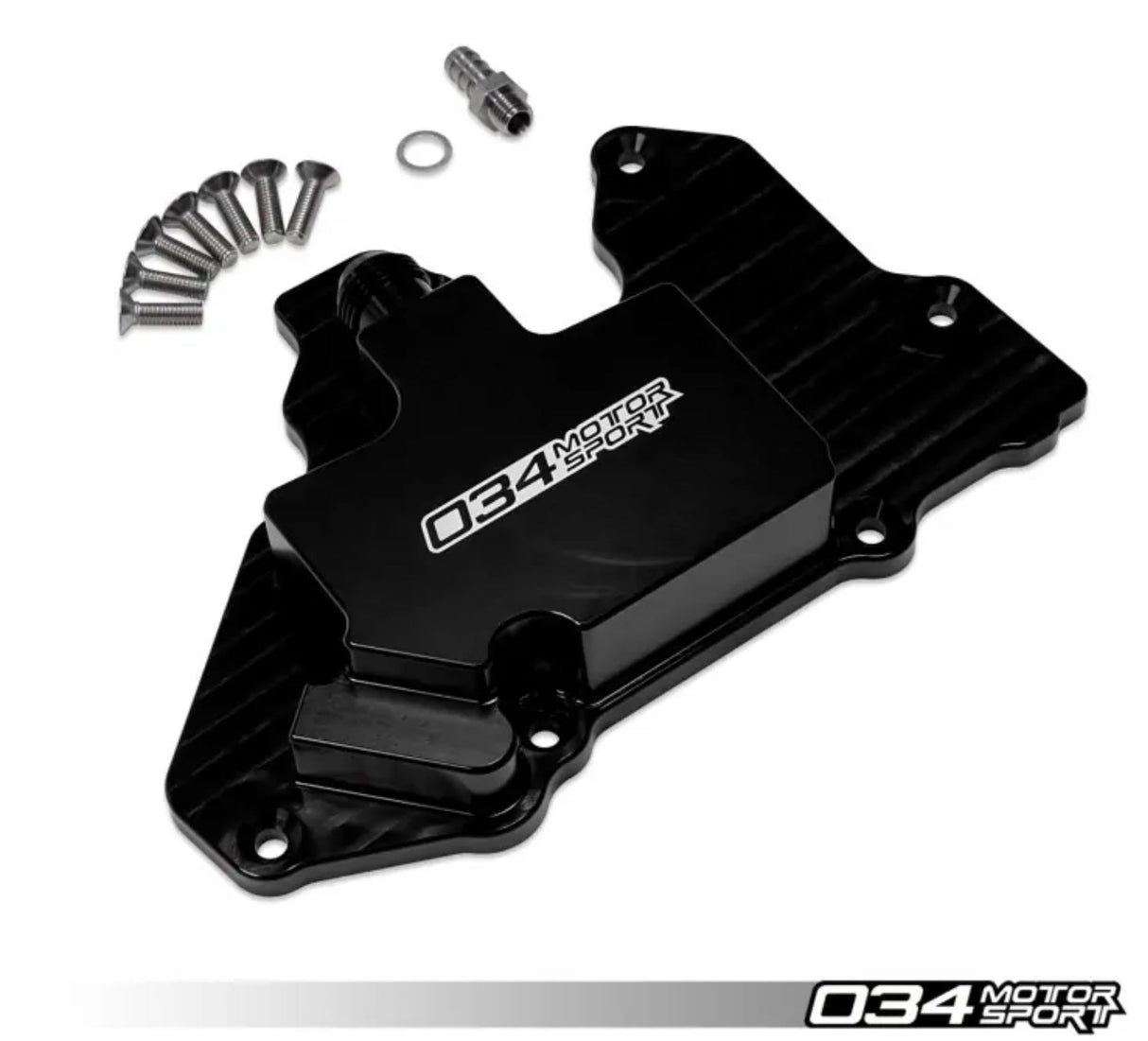 034-101-1020 - 034 Motorsport Stage 2 Billet Catch Can Kit, 8V/8V.5 Audi S3 & Mk7/Mk7.5 VW Golf R AWD