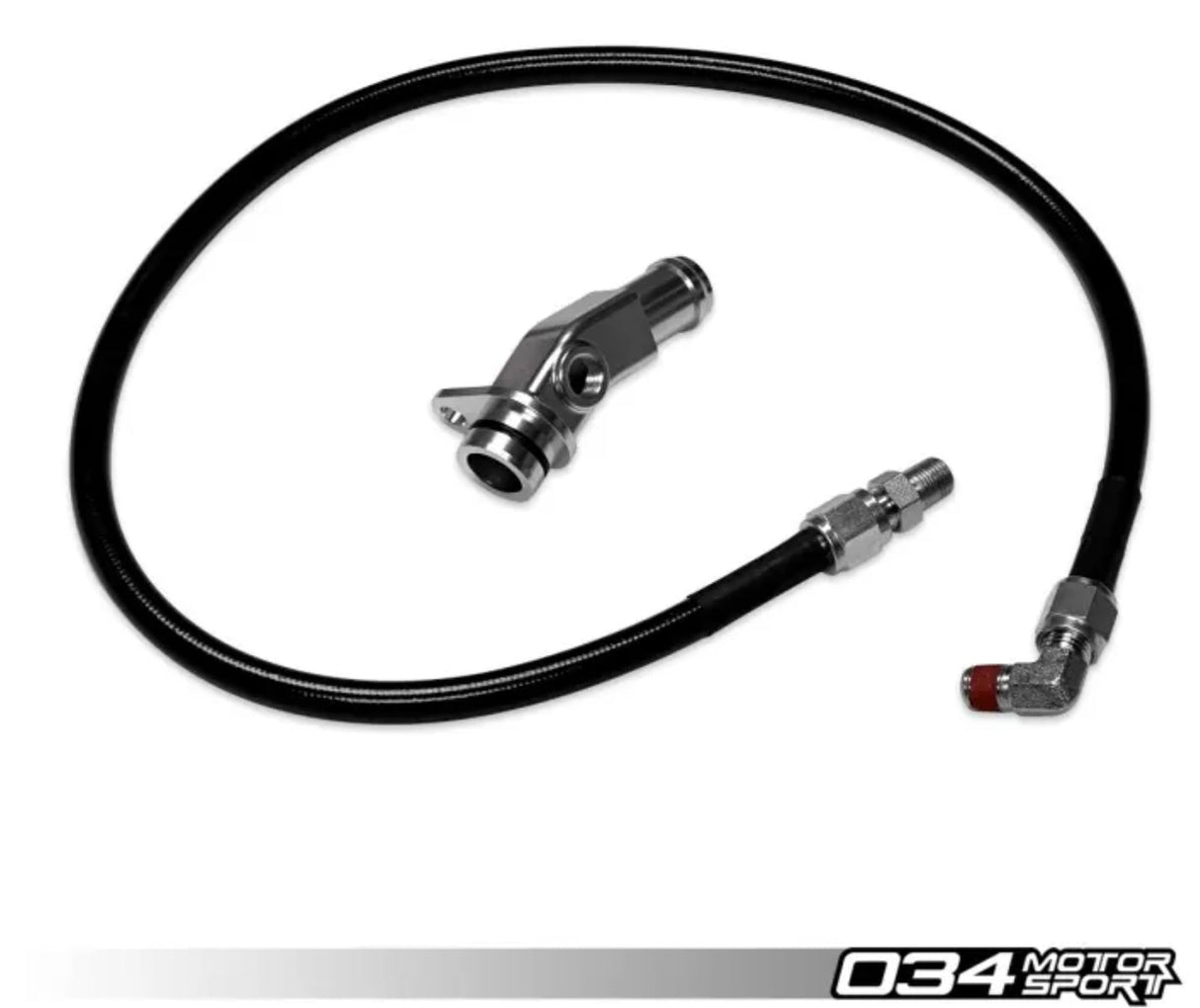 034-101-1020 - 034 Motorsport Stage 2 Billet Catch Can Kit, 8V/8V.5 Audi S3 & Mk7/Mk7.5 VW Golf R AWD