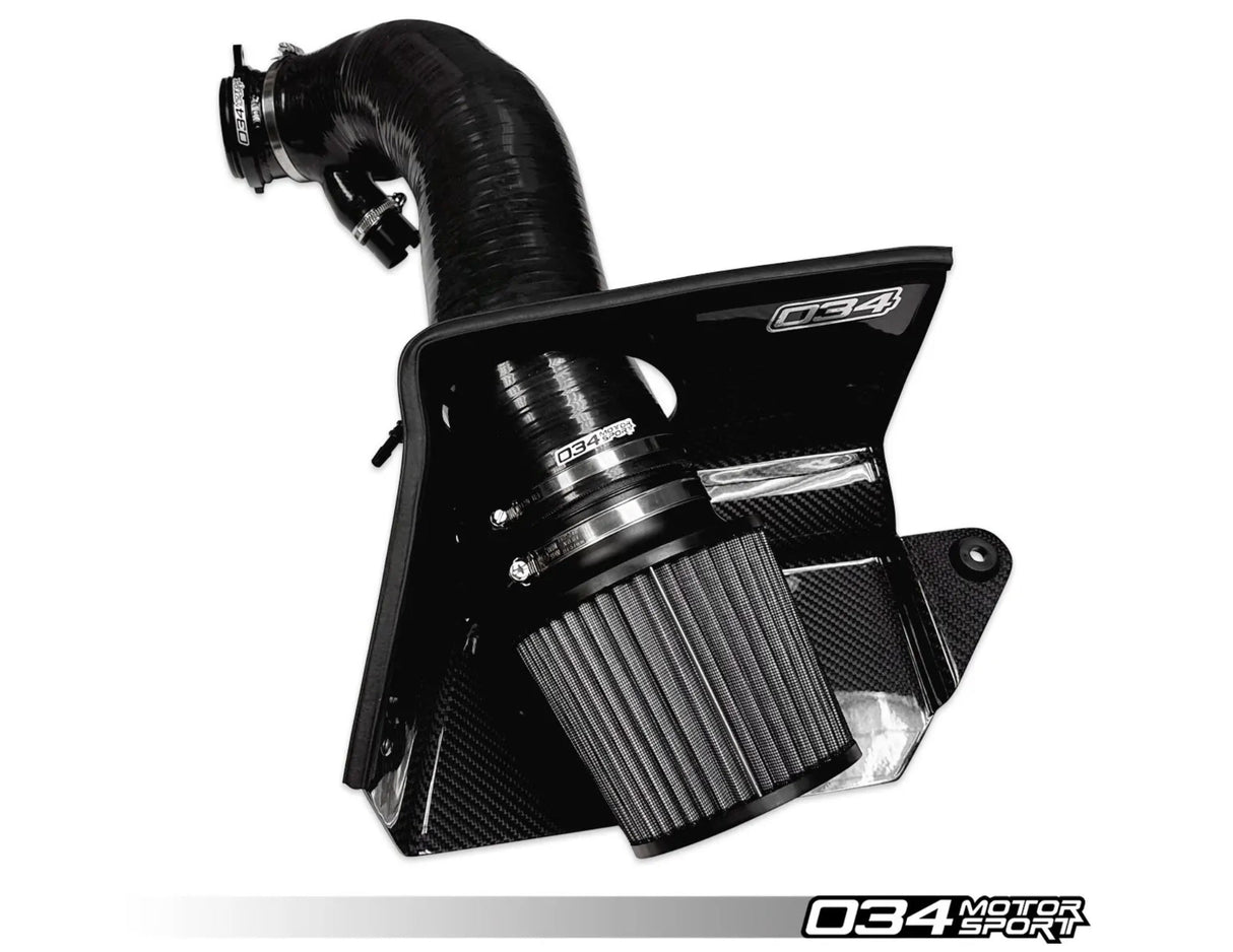 034 Motorsport - S34 Carbon Fibre Intake & Turbo Inlet - Volkswagen Mk8 Golf R & Audi 8Y S3 - 034-108-1083