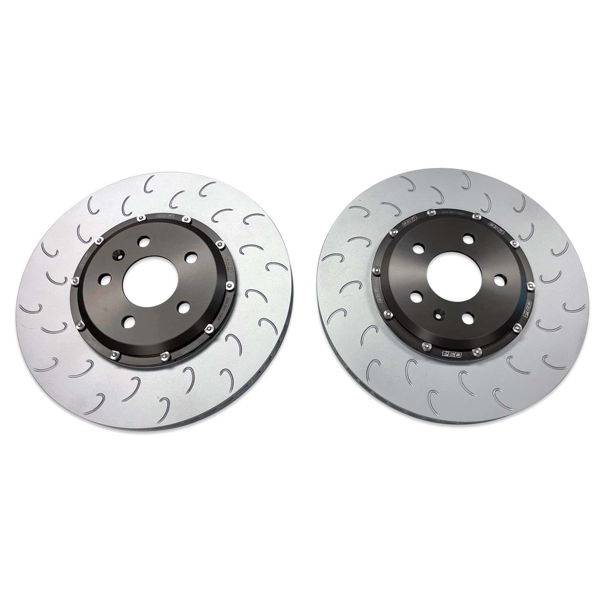 034 Motorsport - Audi B8 S4/S5 2-Piece Floating Front Brake Rotor Upgrade Kit