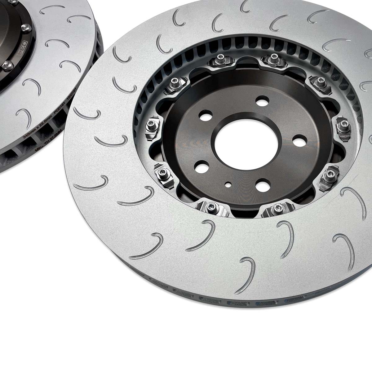 034 Motorsport - Audi B8 S4/S5 2-Piece Floating Front Brake Rotor Upgrade Kit