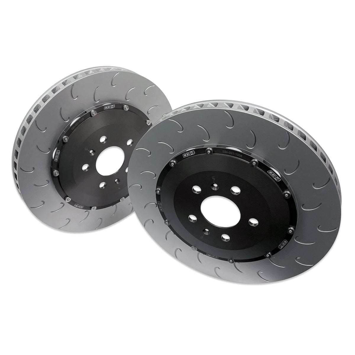 034 Motorsport - 2-Piece Floating Rear Brake Rotor Upgrade Kit, Gen 1 & Gen 1.5 R8 - 034-301-2005