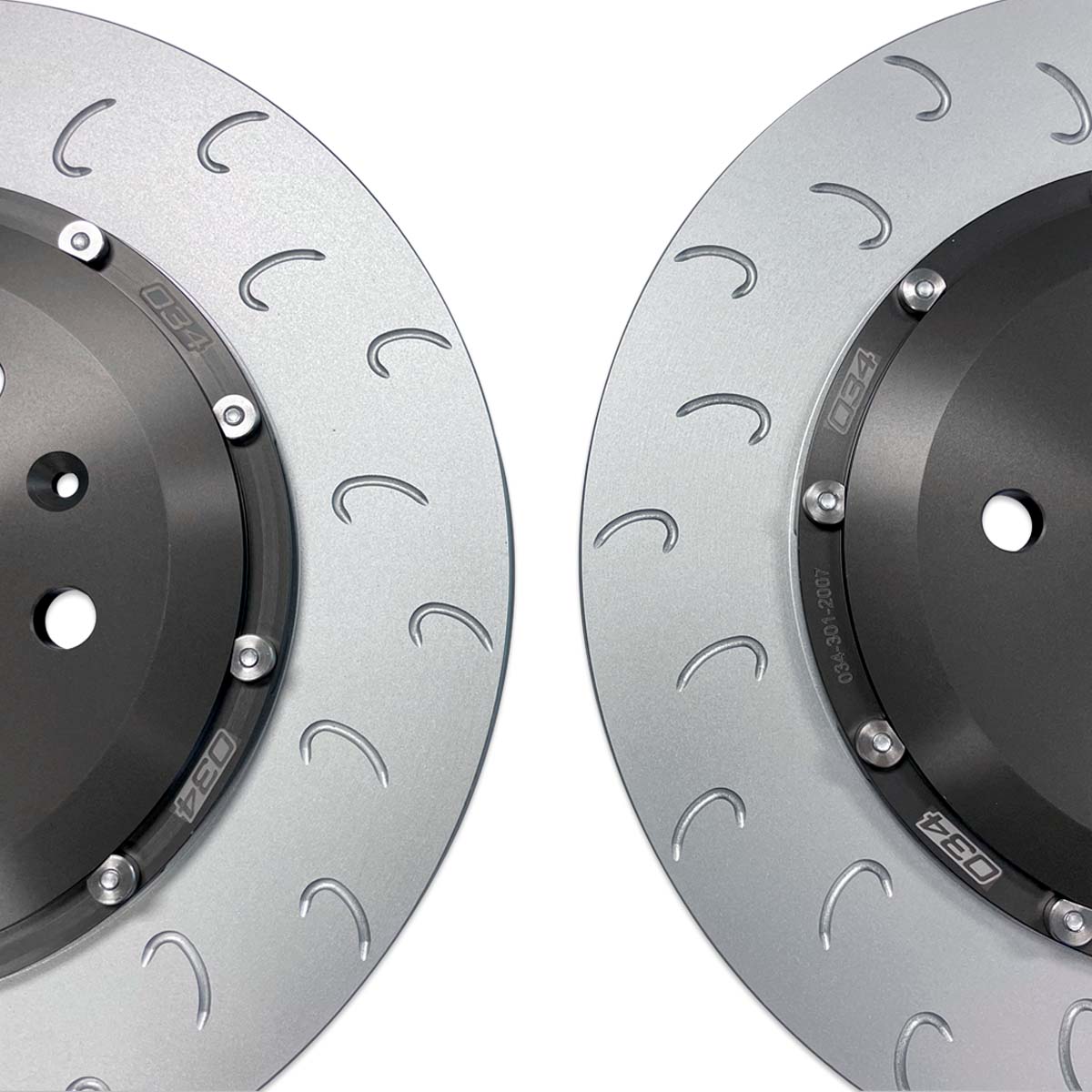 034 Motorsport - Audi B8 S4/S5 2-Piece Floating Rear Brake Rotor Upgrade Kit - 034-301-2007