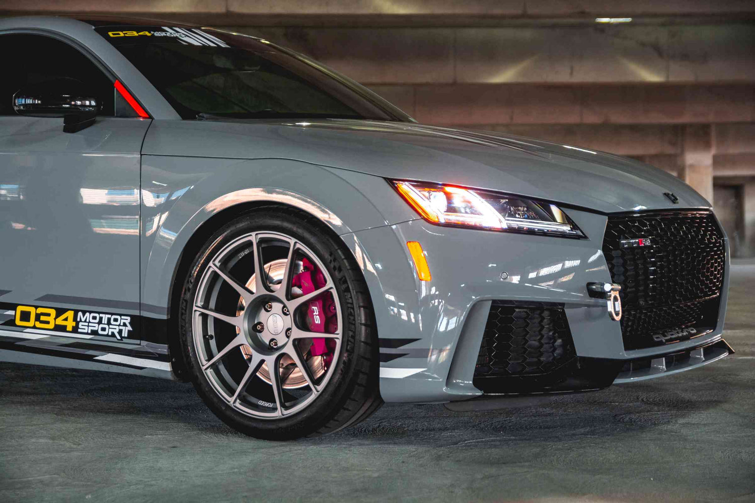 034 Motorsport - Audi 8S TTRS  2-Piece Floating Front Brake Rotor Upgrade Kit