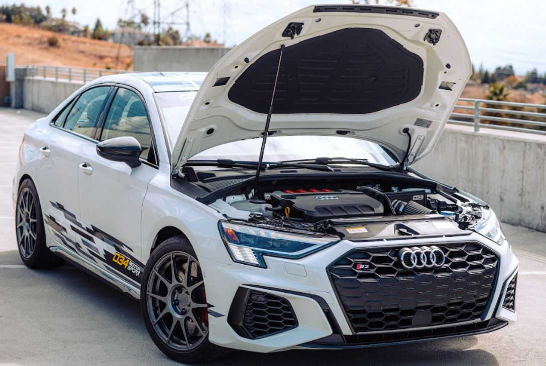 034 Motorsport - Motorsport Stainless Steel Tow Hook - 100mm for Audi 8Y A3/S3 - 034-605-0028