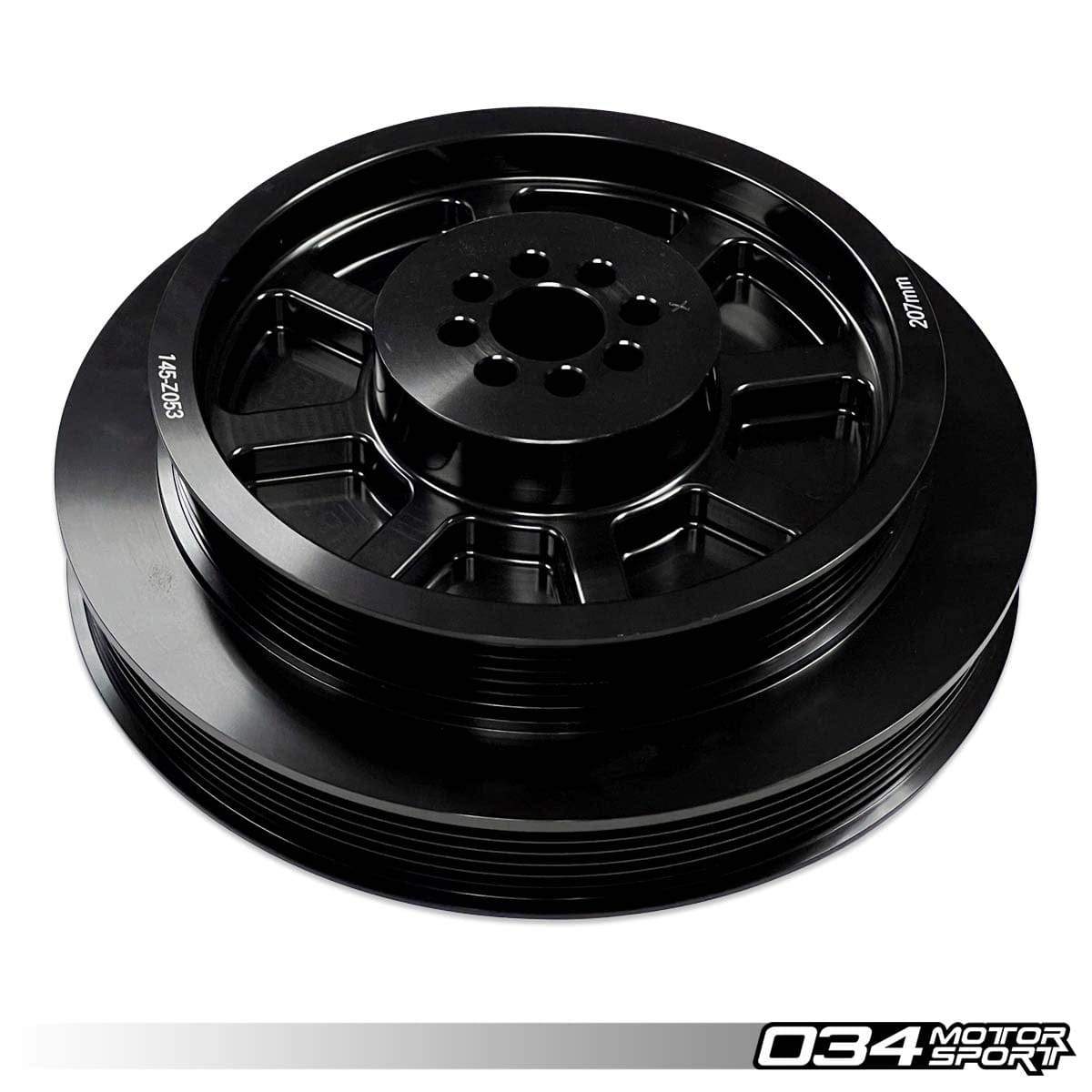 034 Motorsport - 3.0 TFSI Supercharger Crank Pulley Upgrade 207 MM - Audi 3.0 TFSI - 034-145-Z053