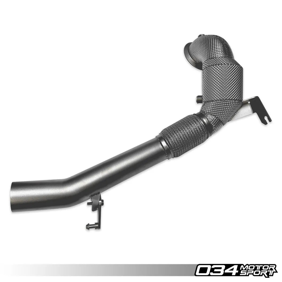 034 Motorsport - (MQB EVO) Stainless Steel Downpipe - Volkswagen Golf MK8R & Audi 8Y S3 - 034-105-4054