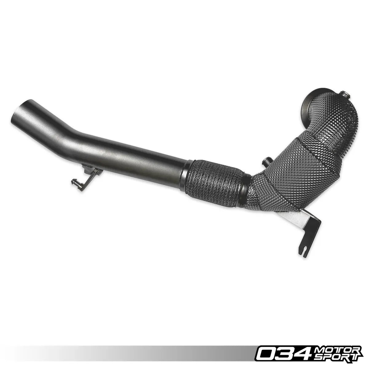 034 Motorsport - (MQB EVO) Stainless Steel Downpipe - Volkswagen Golf MK8R & Audi 8Y S3 - 034-105-4054