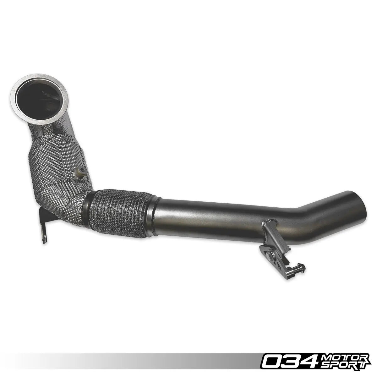 034 Motorsport - (MQB EVO) Stainless Steel Downpipe - Volkswagen Golf MK8R & Audi 8Y S3 - 034-105-4054
