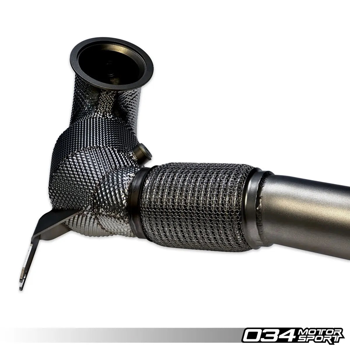 034 Motorsport - (MQB EVO) Stainless Steel Downpipe - Volkswagen Golf MK8R & Audi 8Y S3 - 034-105-4054
