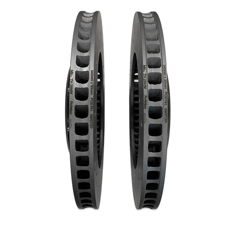 2-PIECE FLOATING FRONT BRAKE ROTOR UPGRADE KIT FOR AUDI 8V/8V.5 S3 AND VW MK7/7.5 GTI/R - 034-301-1001