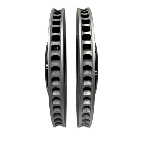 2-PIECE FLOATING FRONT BRAKE ROTOR UPGRADE KIT FOR AUDI 8V/8V.5 S3 AND VW MK7/7.5 GTI/R - 034-301-1001