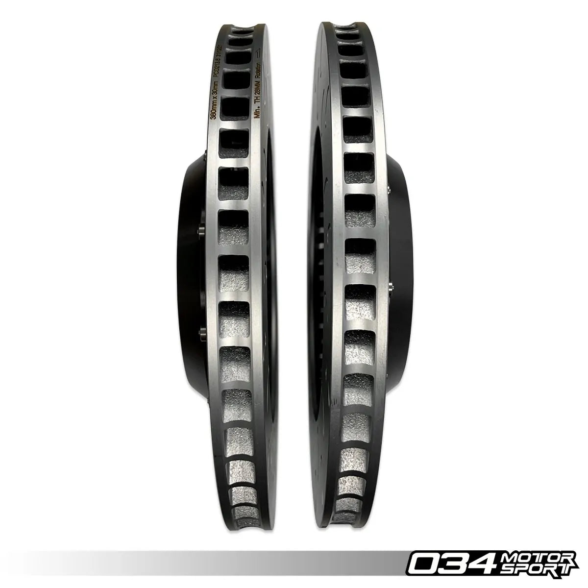 034 Motorsport - 2-Piece 380mm Floating Front Brake Rotor Upgrade BMW F80 M2/M3/M4