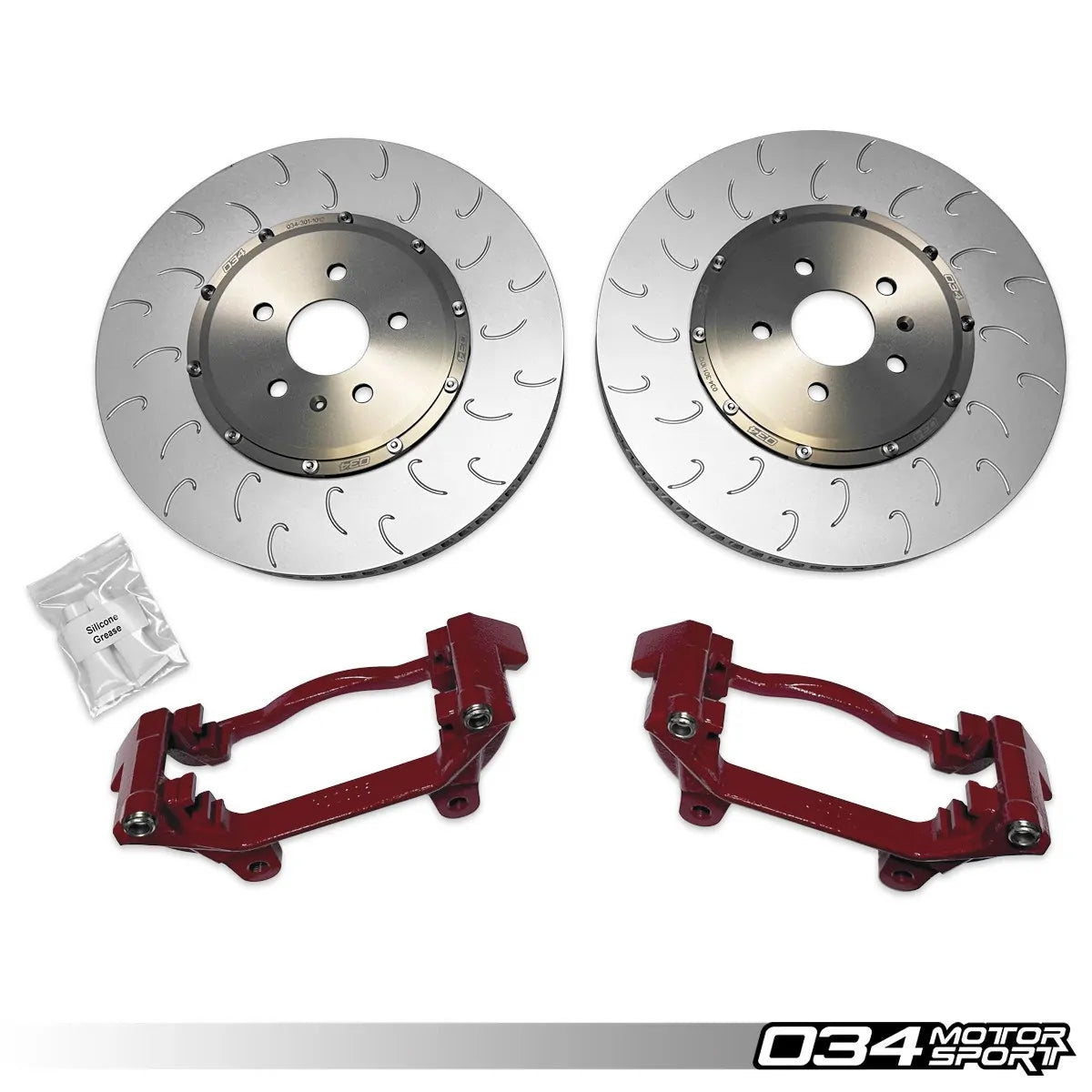 034 Motorsport - Volkswagen Golf MK8R & Audi 8Y S3 2-Piece Floating Front Brake Rotor 375mm Upgrade - 034-301-1012
