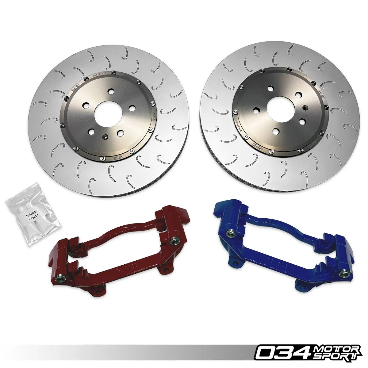 034 Motorsport - Volkswagen Golf MK8R & Audi 8Y S3 2-Piece Floating Front Brake Rotor 375mm Upgrade - 034-301-1012