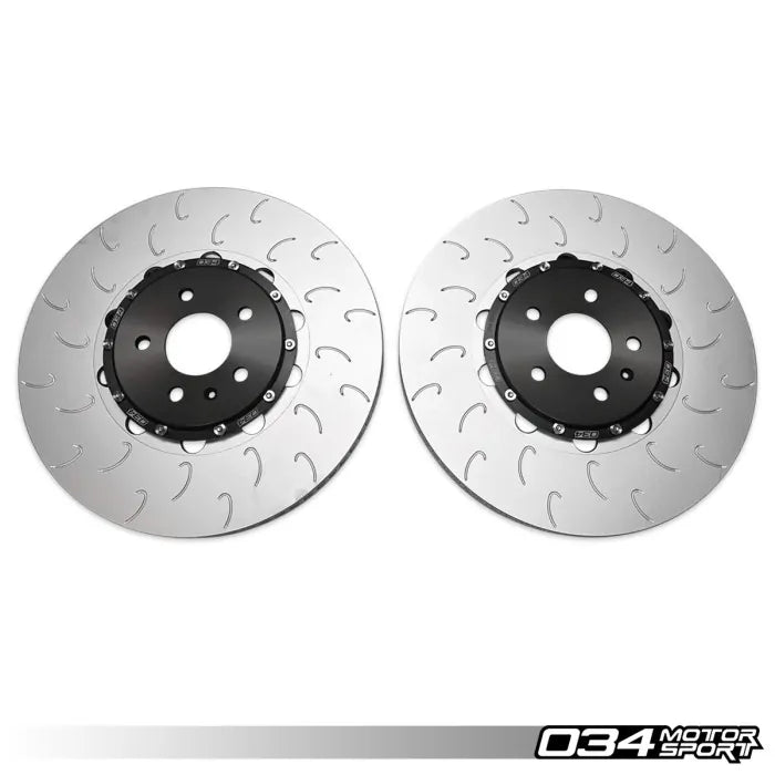 034 Motorsport - 2-Piece Floating Front Brake Rotor Upgrade Kit - Audi B8 Q5/SQ5 - 034-301-1015