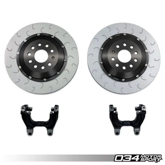 034 Motorsport - Volkswagen & Audi MQB 350 MM Rear Brake Rotor Upgrade - 034-301-2004 - BLK