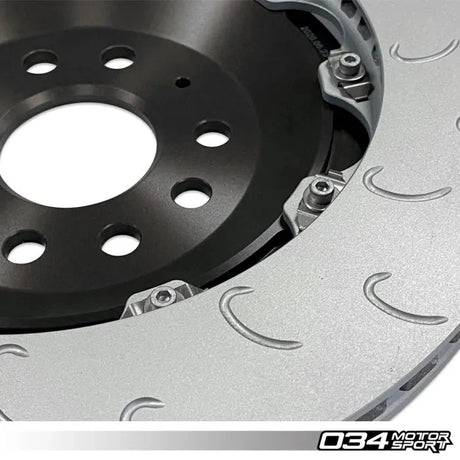 034 Motorsport - Volkswagen & Audi MQB 350 MM Rear Brake Rotor Upgrade - 034-301-2004 - RED Wheels and Braking 034Motorsport