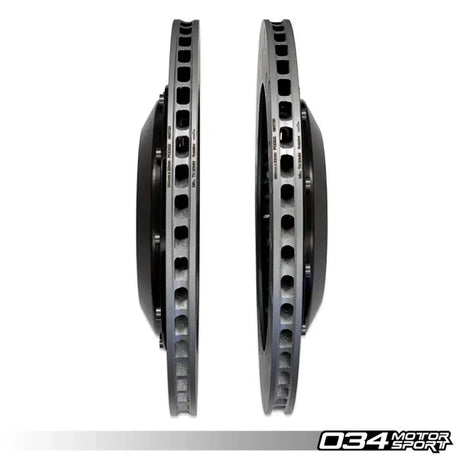 034 Motorsport - Volkswagen & Audi MQB 350 MM Rear Brake Rotor Upgrade - 034-301-2004 - RED Wheels and Braking 034Motorsport