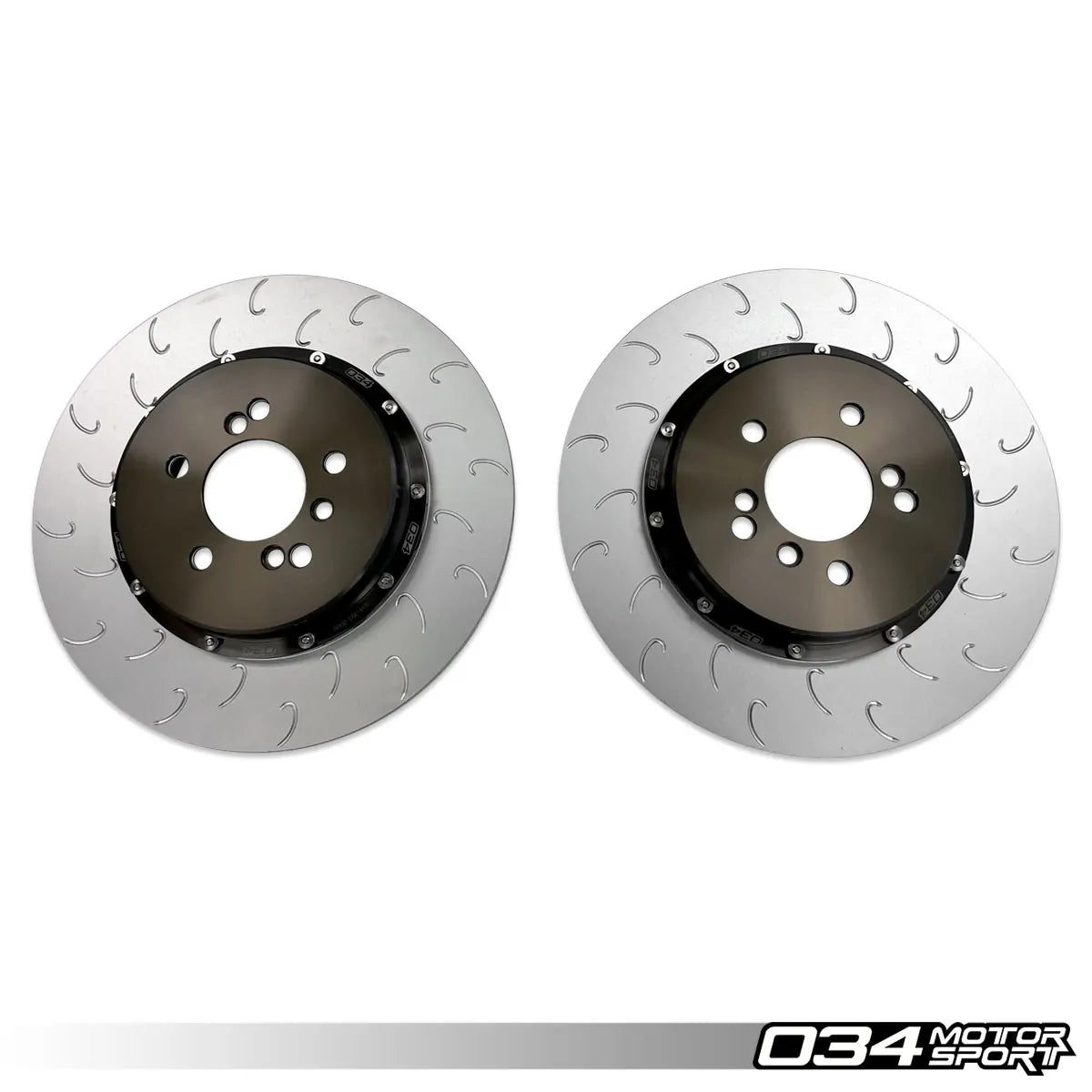 034 Motorsport - 2-Piece Floating Rear Brake Rotor Upgrade Kit - BMW F80 M2/M3/M4