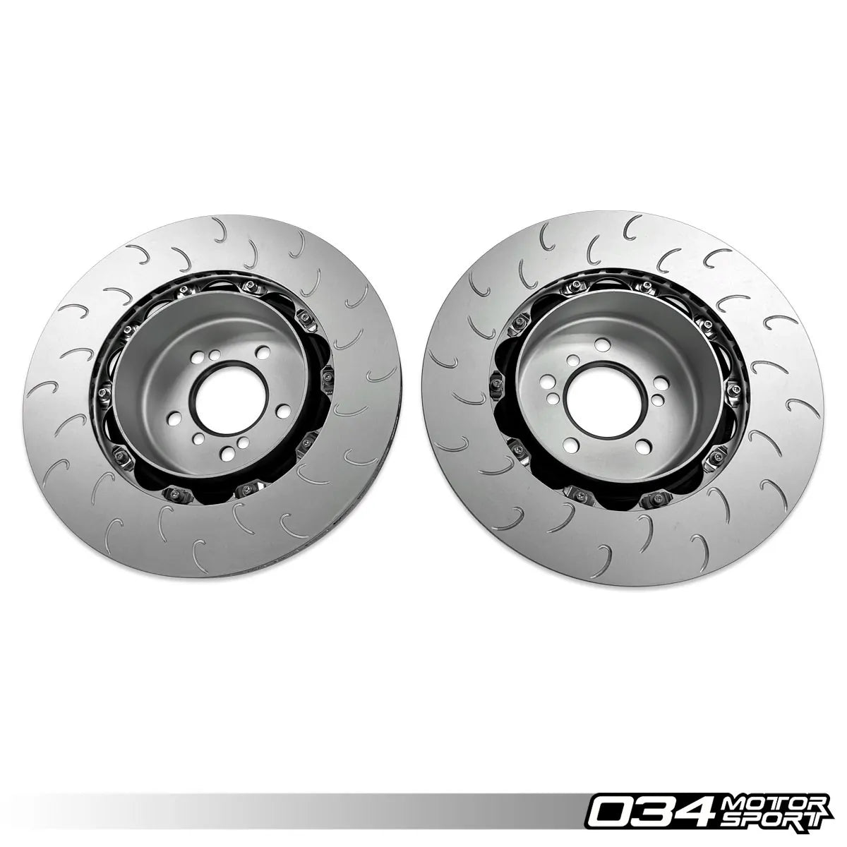 034 Motorsport - 2-Piece Floating Rear Brake Rotor Upgrade Kit - BMW F80 M2/M3/M4