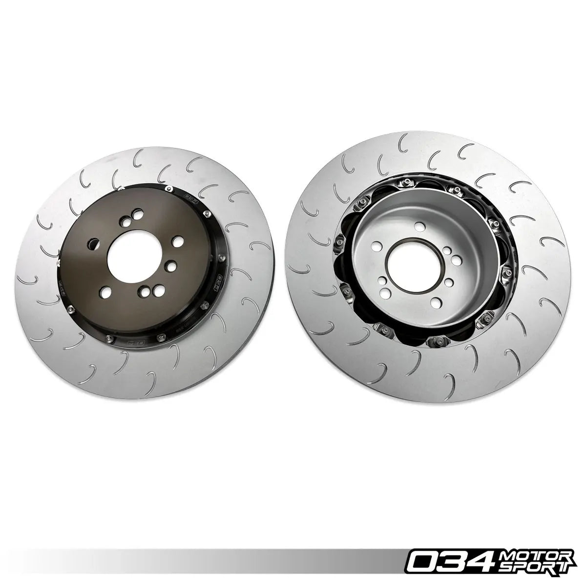 034 Motorsport - 2-Piece Floating Rear Brake Rotor Upgrade Kit - BMW F80 M2/M3/M4