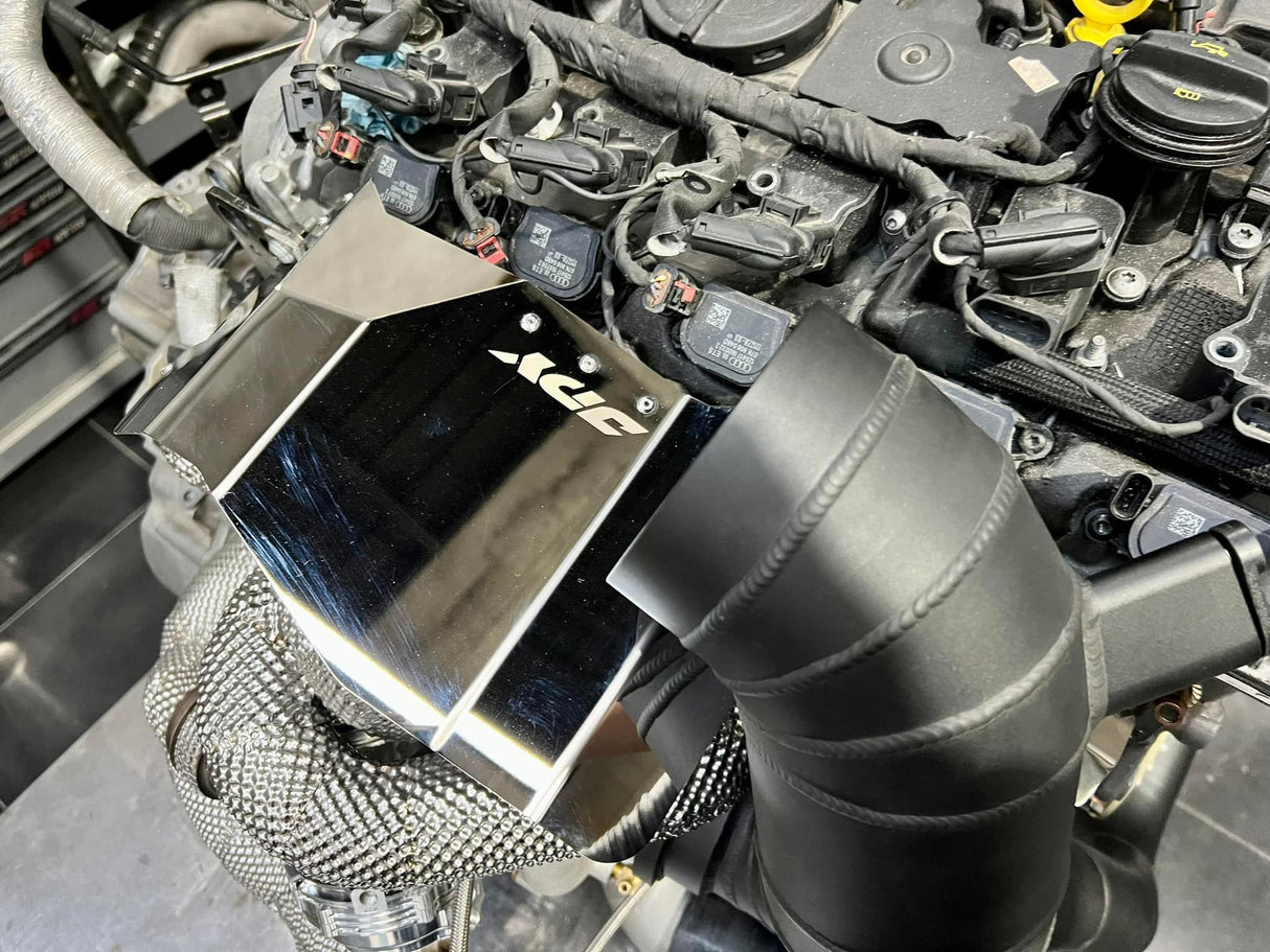 JDY Performance = Manifold Heat Shield for JDY 2.5TFSI V2! Turbo Kit (DAZA/DNWA)