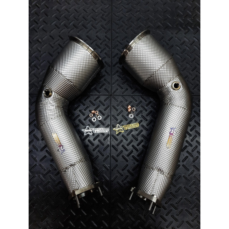 REDSTAR - DOWNPIPES FOR AUDI C8 RS6 / RS7 / D5 S8 (CAT - COMPETITON) (HEATSHIELD - NO) (OPF VERSION - YES)
