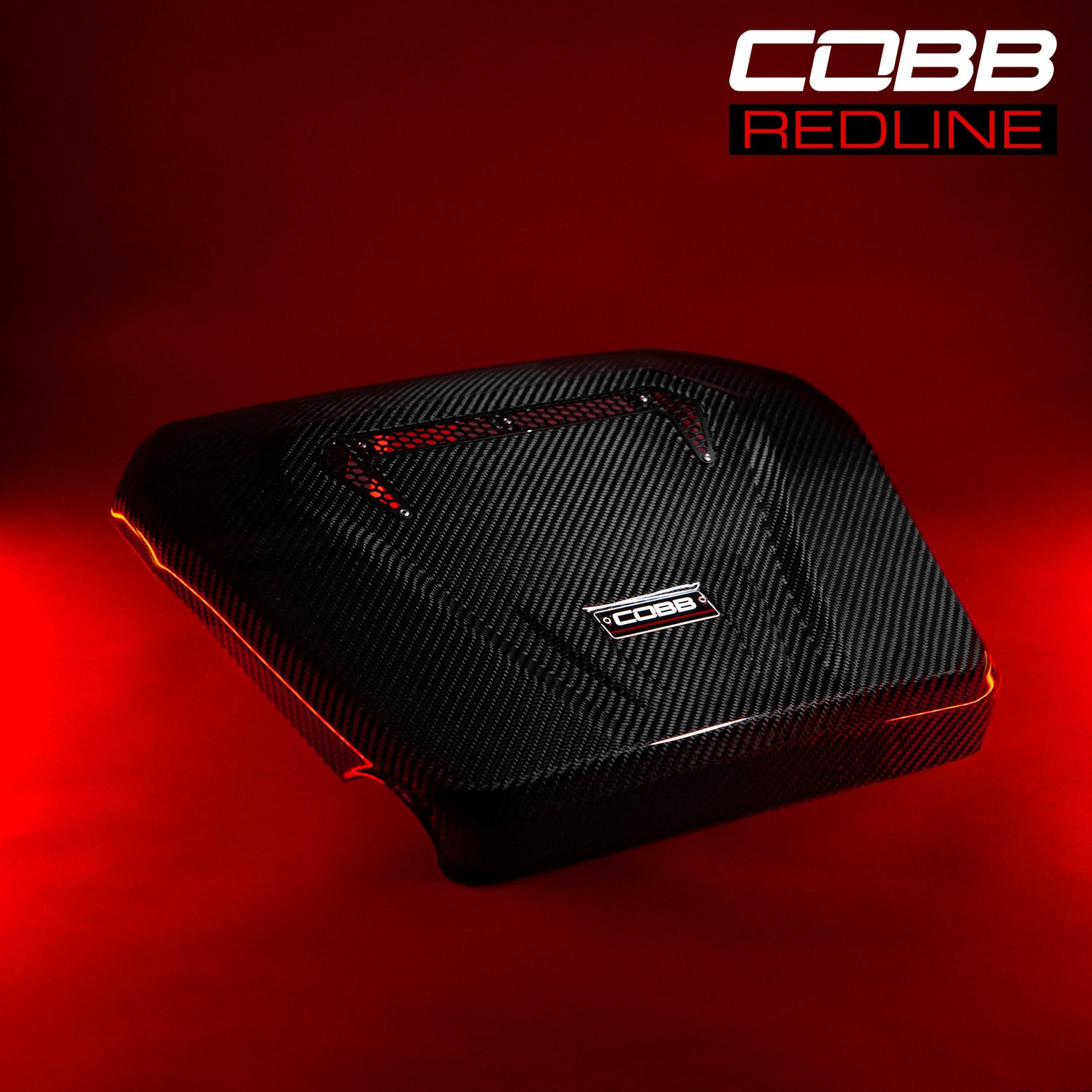 Cobb Tuning Redline Carbon Fibre Engine Cover - Audi A3, S3 8V/VW Golf GTI & R Mk7, Mk8/Tiguan R