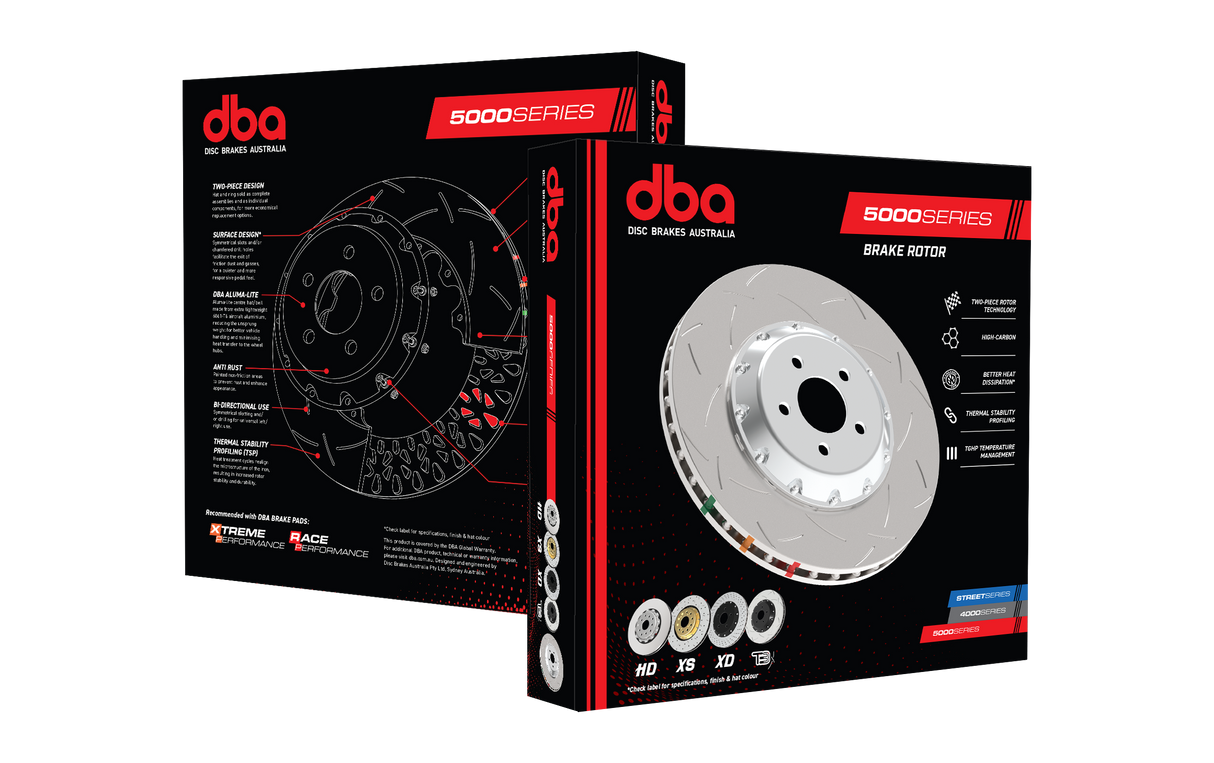 DBA Front 5000 Series T3 Brake Rotor - Audi RS3 2017-2020 SEDAN