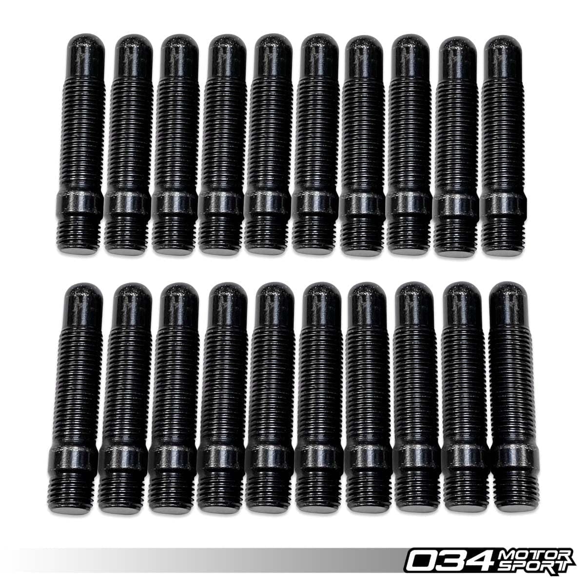 034 Motorsport - Bullet Nose Stud & Cone Seat Nuts (20 Pack) 65 MM - 034-604-6008-20