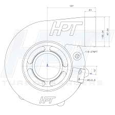HPT F2 6469 Turbocharger