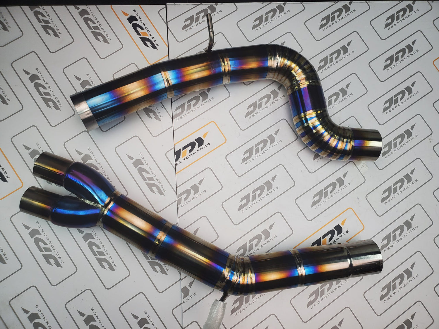 JDY Performance - 2.5T TTRS 8J Racing Titanium Exhaust - Catback - BLACK TIPS image 8