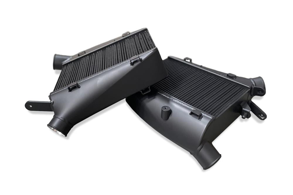 CSF Audi C8 RS6/RS7 High-Performance Twin Intercooler Set – Thermal Dispersion Black