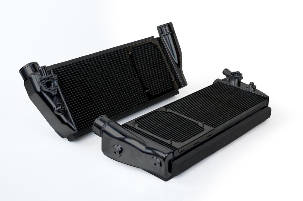 CSF Ferrari 488 / Pista / F8 Twin Intercooler Set – Thermal Dispersion Black
