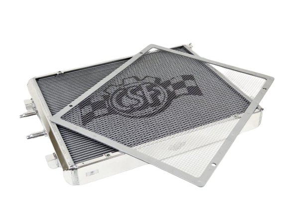 CSF BMW F8X M3/M4 - FRONT MOUNT HEAT EXCHANGER W/ ROCK GUARD (SILVER)