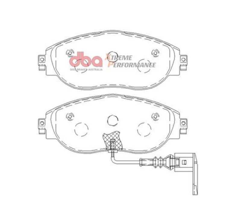 DBA Audi S3 8V 2013-2021 XTreme Performance Front Brake Pads
