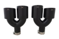 VW Golf R MK7 to MK7.5 Black Quad 4 Inch Tip Option