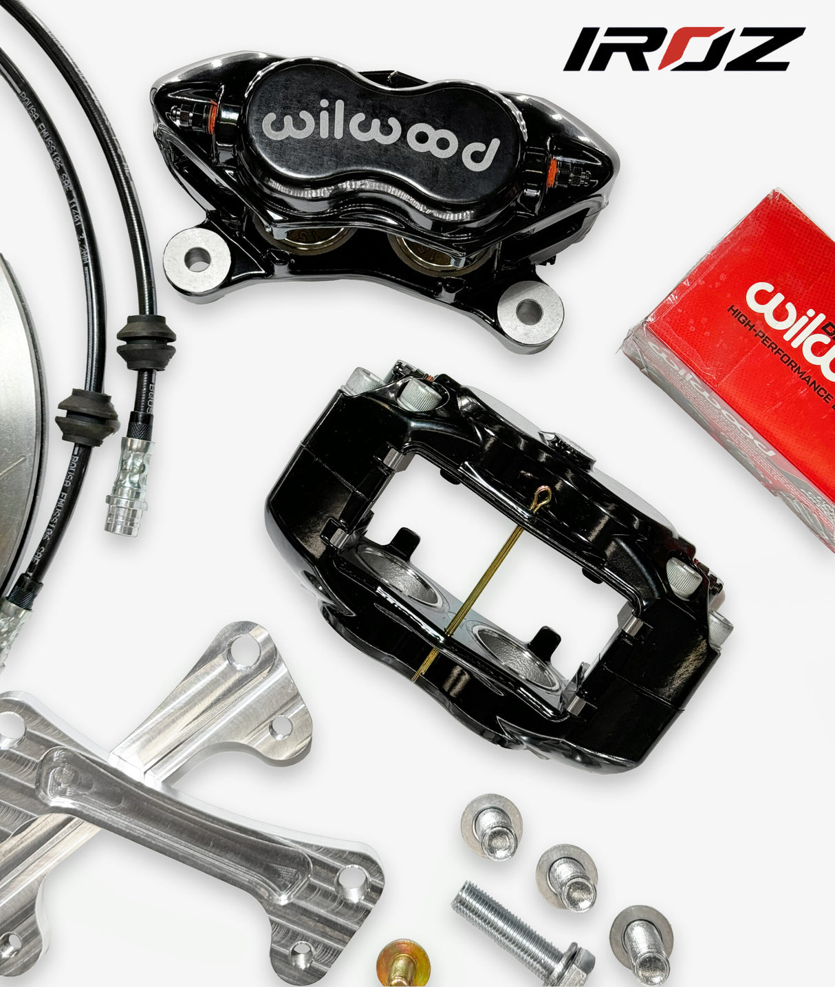 IROZ Motorsport Lightweight Front Drag Brake Kit for Audi RS3 (8V) & Audi TTRS (8S) Chassis