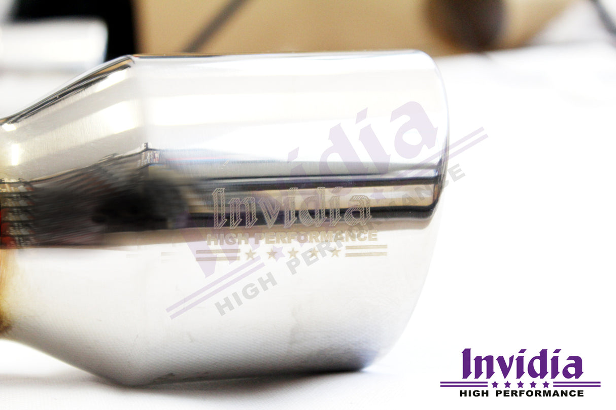 Invidia Q300 Turbo Back Exhaust w/SS Tips - VW Golf GTI Mk7