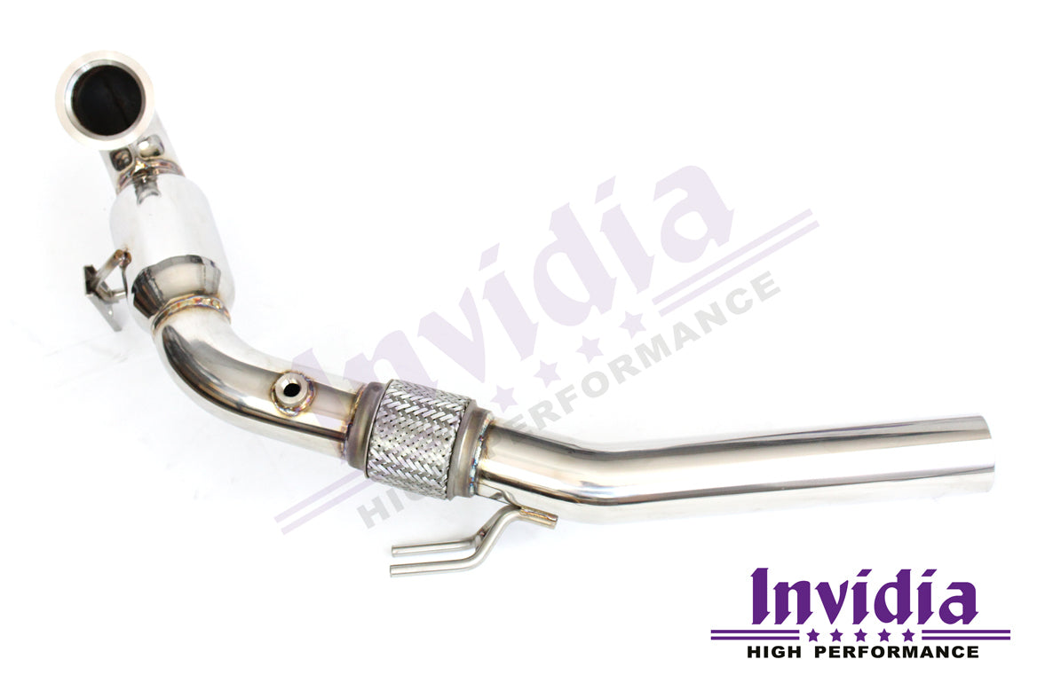 Invidia Q300 Turbo Back Exhaust w/SS Tips - VW Golf GTI Mk7