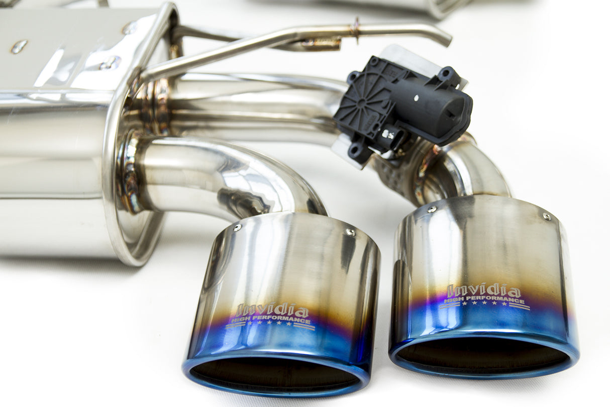 Invidia Q300 Valved Catback Exhaust w/Oval Ti Rolled Tips - VW Golf R Mk7