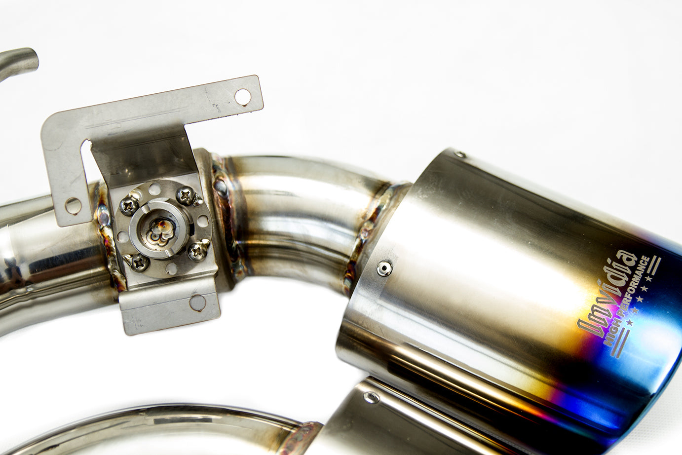 Invidia Q300 Valved Catback Exhaust w/Oval Ti Rolled Tips - VW Golf R Mk7