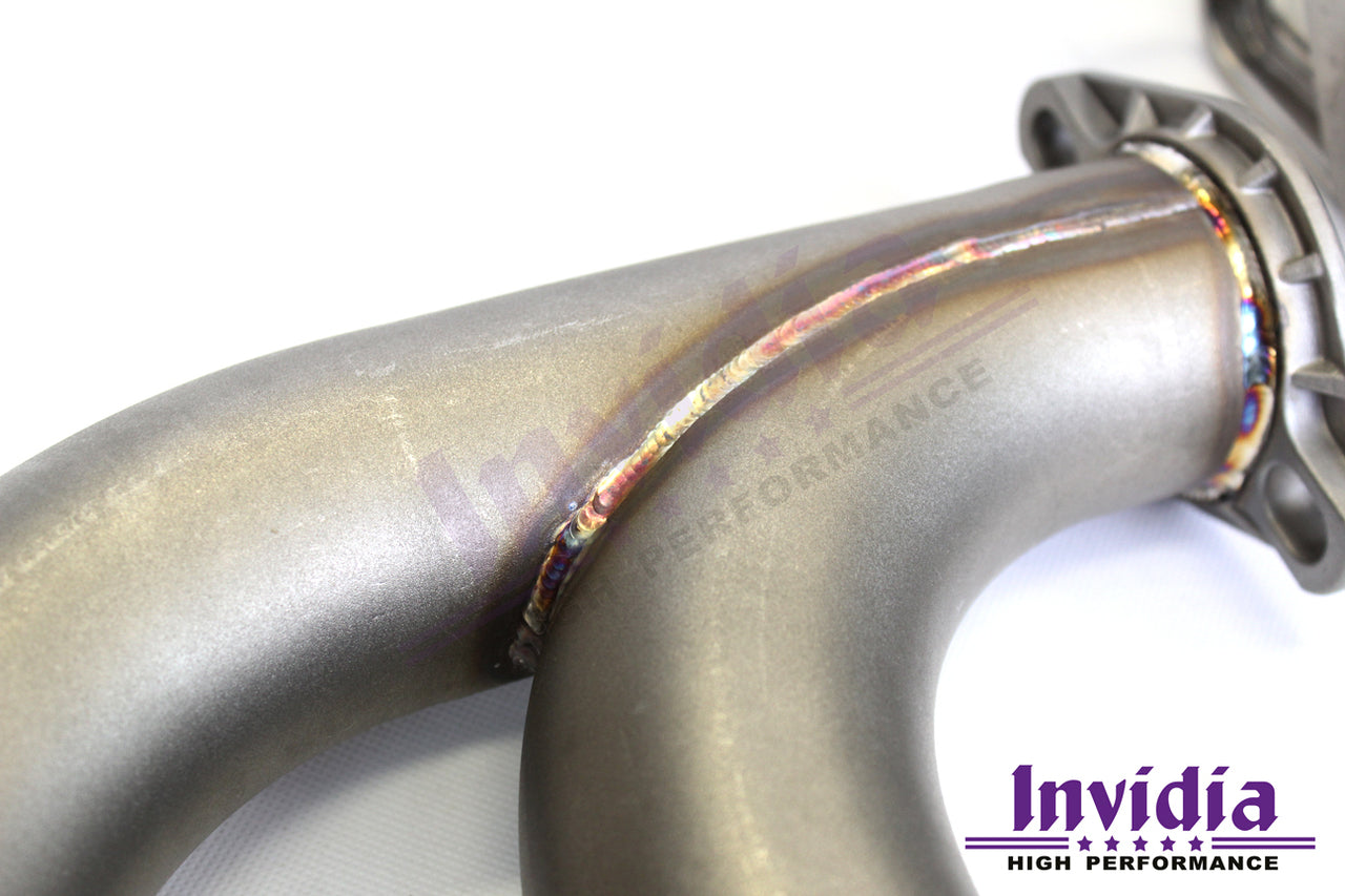 Invidia Q300 Non-Valved Catback Exhaust w/Oval SS Rolled Tips - VW Golf R Mk7