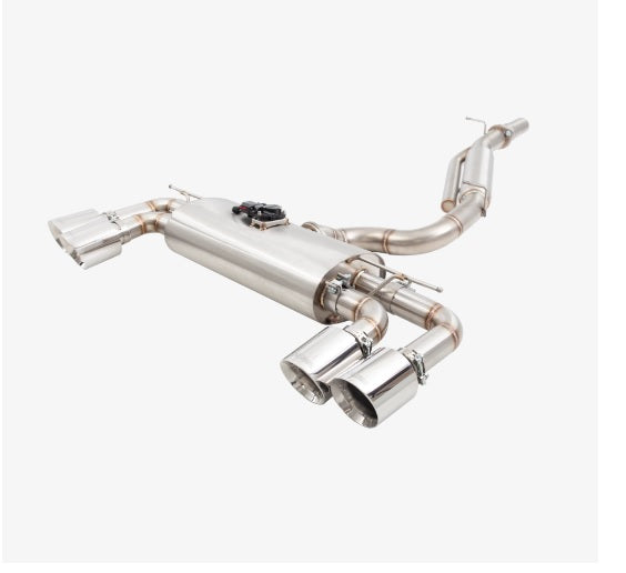 XFORCE - VW GOLF R MK8 Varex Valved Cat Back Exhaust System