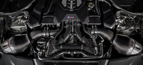 Eventuri BMW F9X M5/M8 Black Carbon intake with shrouds image 7
