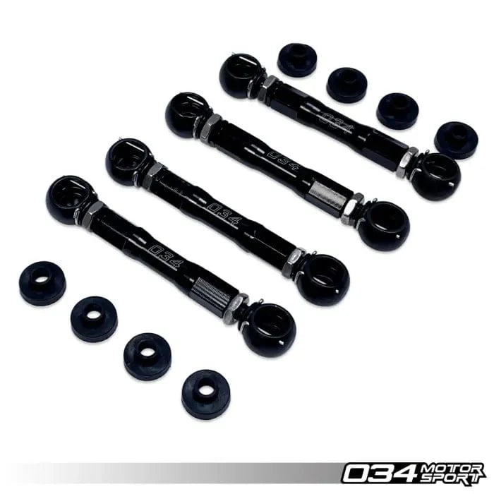 034 Motorsport - Audi C7 A6/S6/A7 (Adaptive Air Suspension) - Adjustable Lowering Link Kit - 034-401-Z067.