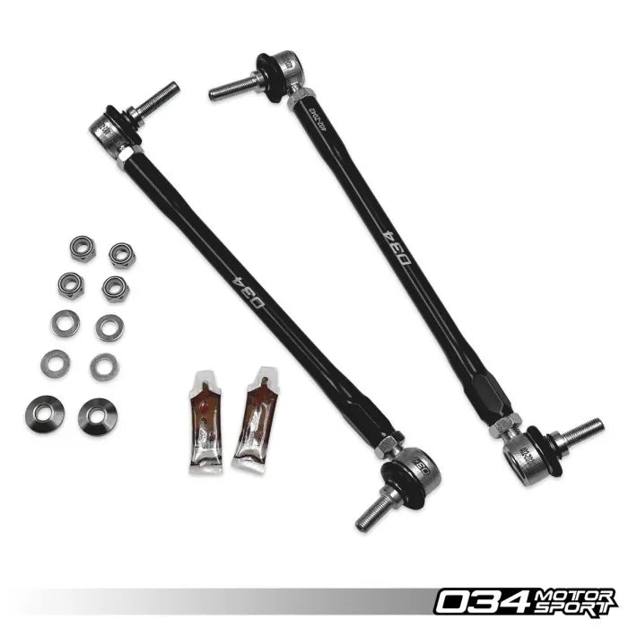 034 Motorsport - Dynamic+ Billet Adjustable Front Sway Bar End Links - BMW E80 & E90 Series