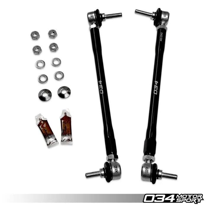 034 Motorsport - Dynamic+ Billet Adjustable Front Sway Bar End Links - BMW E80 & E90 Series