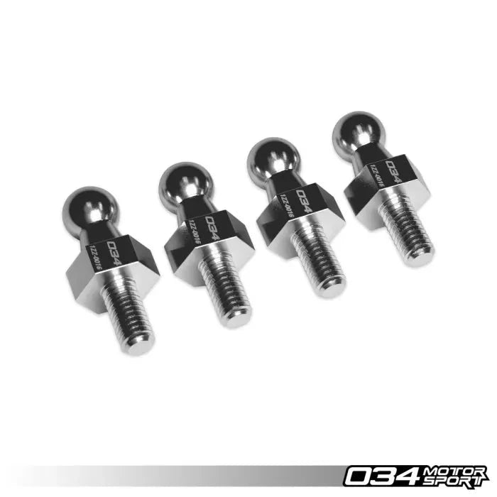 034 Motorsport - Metal Replacement Engine Cover Stud Kit - Audi B9 & C8 Chassis - 034-1ZZ-0016 engine 034Motorsport